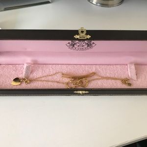 Authentic double band gold juicy couture bracelet